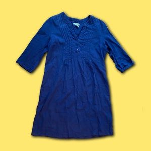 navy blue old navy shirt dress